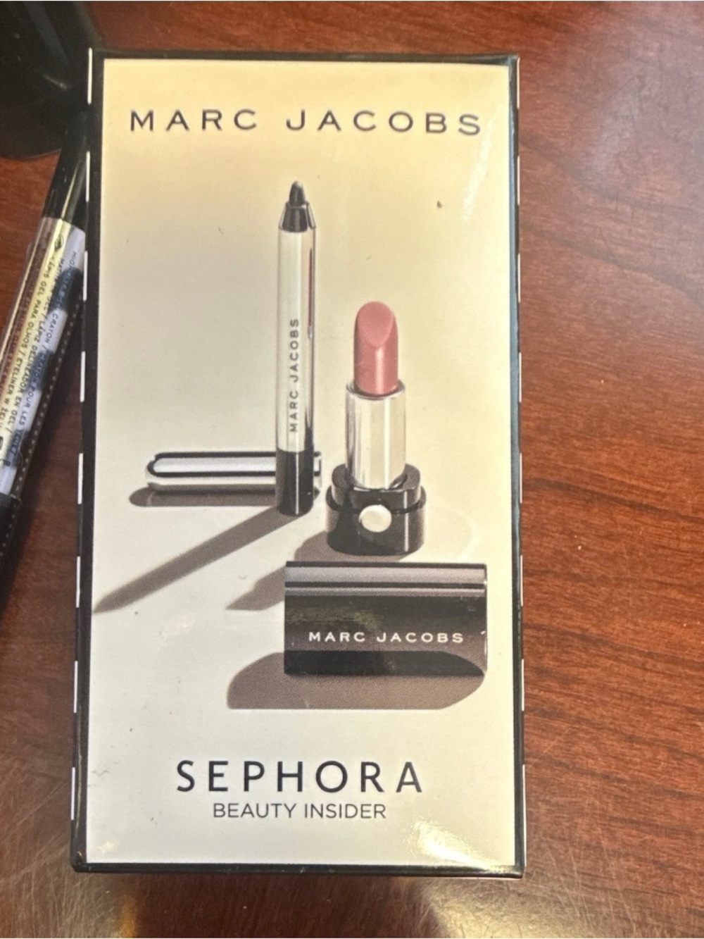 Sephora Marc Jacobs Rose Pink Lipstick & Black Eye Pencil Duo